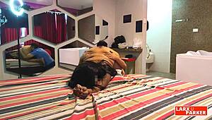 Room casting with julissa venezolana, bent over for vagina and ass licking until orgasm