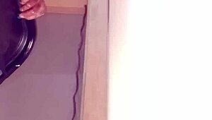 ebony milf fucking rough at the gloryhole?