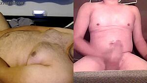 i watched two gay guys jerk off and cum on skype