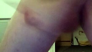 A video of stripping naked and revealing my hairy body