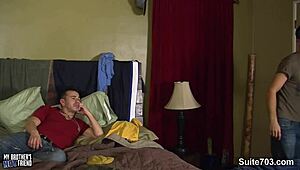 lusty gay guy gets his ass licked and pounded hard