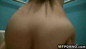 hey, check out this amateur latina getting fucked in the public bathroom