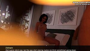 Dual family spying ignites passion with hot milf's big boobs and ass