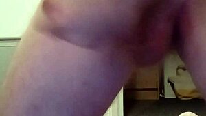 A video of stripping naked and revealing my hairy body