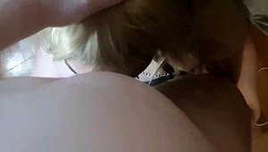 Bold domination: BBW wife enslaved in deep mouth fucking by father-in-law