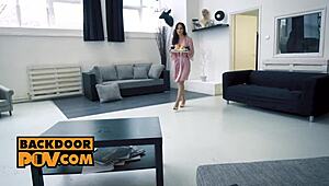 Pov: Hot Wife Lilu Moon Receives Anal Punishment From Husband