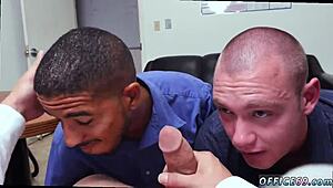 Straight guy in gay pantsless Friday event