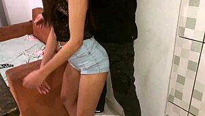 Skinny Crossdresser Seduces Married Man