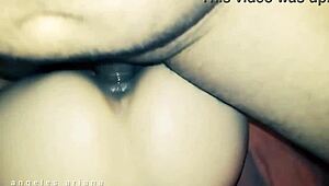 My big tits bounce as his monsta cock roughly fucks my ass, fillin it with cum. Oh god, it's so deep!