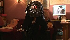 Roxina2010 gets her ass fucked in rubber outfit