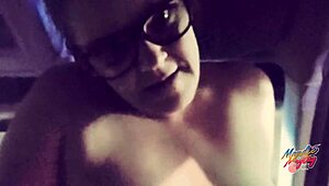 King Kreme boldly fucks and sucks in public truck