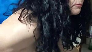 horny milf velvet rain 23 getting fucked on desk with huge toys squirting