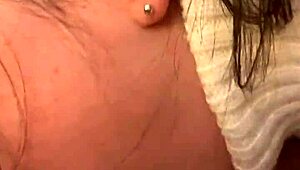 Girlfriend enjoys intimate moments with partner