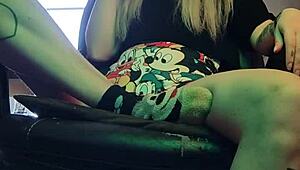 stepsister lights up a cigarette in a casual old-school vibe