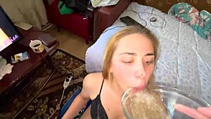 i give sloppy deepthroat dripping saliva