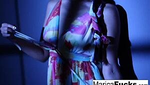 MARICA GETS NUDE AND MASTURBATES HER BIG TITS PUSSY SOLO ASS