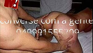 Big black cock friend fucks milf wife at home