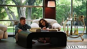 Naughty vixen Freya seduces with killer moves