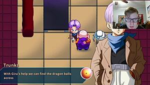 master roshi's treachery unfolds in dragon ball timeline with quick anal blowjobs