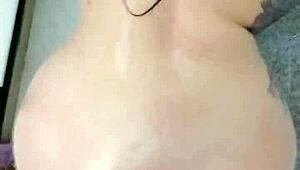 She Makes Him Cum Fast In The Bathroom