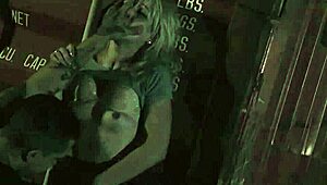 Poor goldie gets ass toy domination outdoors 😈