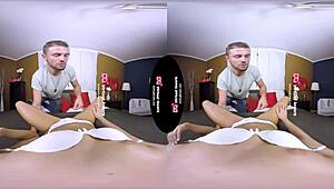 Threesome fuck with shemale lover