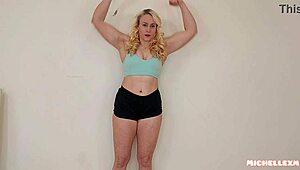 Double phone masturbation turns wild with a petite student exploring deepthroat and more.