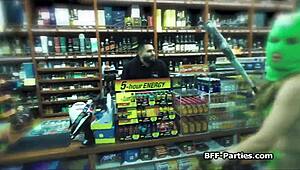 Hey, those busty bikini girlfriends are really enjoying that group cock action with their friends in this hardcore reality foursome.