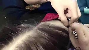 I clamp my nipples tightly, feeling the close-up rush with my brunette babe vibe.