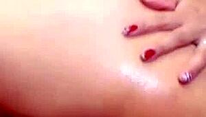 she takes it deep in her throat on webcam.