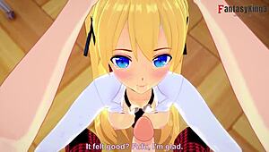 A Cute Anime Date with Beautiful Marie Rose