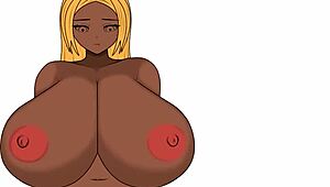 nsfw speed painting of big tits in anime style