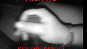 Fucking a mature milf hard in the bedroom, leading to intense orgasm.