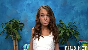 You think this cute teen 18+ can handle it?