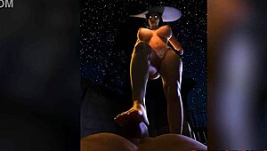 Hot Resident Evil MILFs take on massive cocks