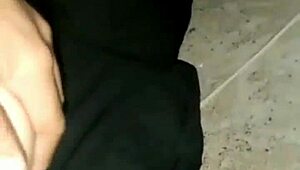 Waking her up with intense anal pounding on webcam