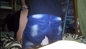 i finger the sexy prostitute in pink thong at night