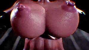 Hypnotized futanari fucks hard!