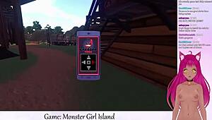 hey guys, vtuber diving into monster girl island part 1 with wild hentai action, let’s go! 😜