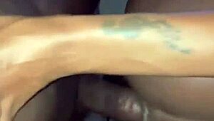 Ebony Babe Rides Monster Cock Like A Pro