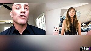 haley reed intensely pleasures herself with big purple dildo