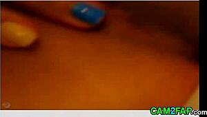 Asian webcam girl fingers pussy and anal for intense play