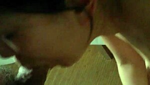 Intense Asian amateur sucking session with deep throat action and passionate oral pleasure in a hardcore encounter.