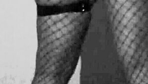 Hotwife dances seductively on Halloween, tempting with tricks or treats in homemade cosplay