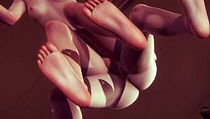 gwen gets blowjob from futanari in classroom?