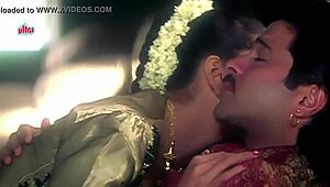 Anil Kapoor and Madhuri Share a Romantic Kissing Scene 😘