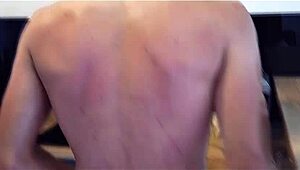 Vicky the blonde milf gets a creampie from the postman in her home