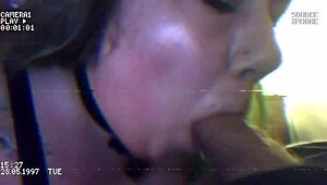 Usagi, BBW amateur, licks and sucks cock in couple scene