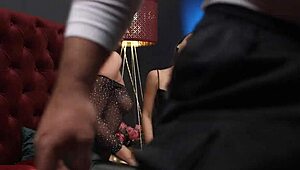 Man takes turns with wife and girlfriend in hardcore anal sex