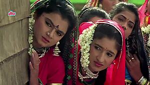 Anil Kapoor and Madhuri Share a Romantic Kissing Scene 😘